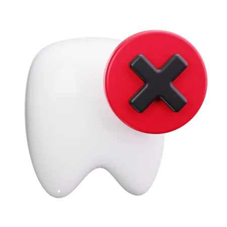 Remove Tooth  3D Icon