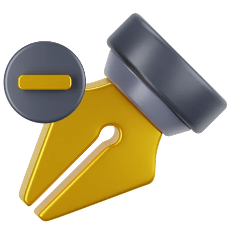 Remover âncora  3D Icon