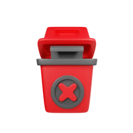 Remover lixeira  3D Icon