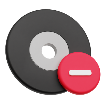 Remover CD  3D Icon