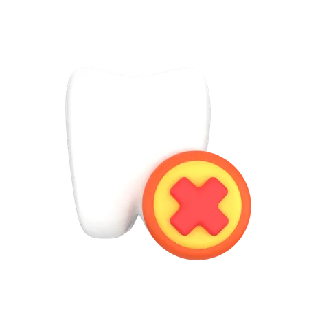 Remover dente  3D Icon