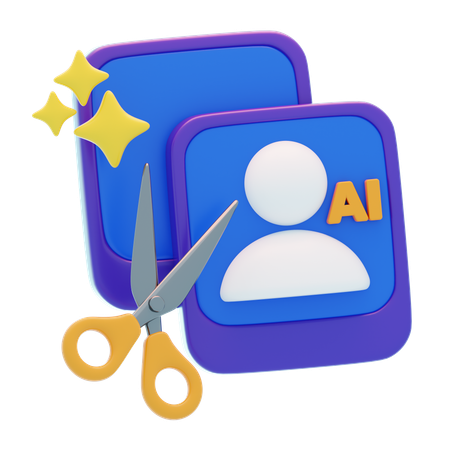 Remover IA de fundo  3D Icon