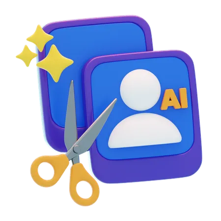 Remover IA de fundo  3D Icon