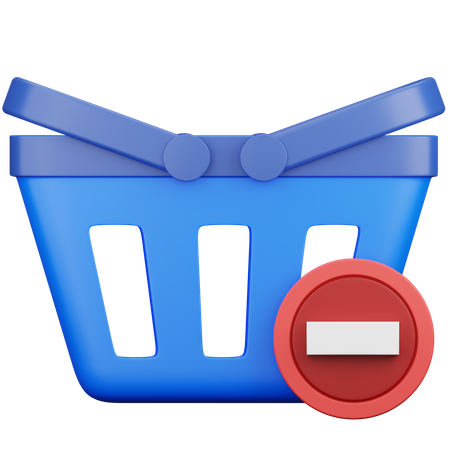 Remover item  3D Icon