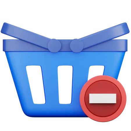 Remover item  3D Icon