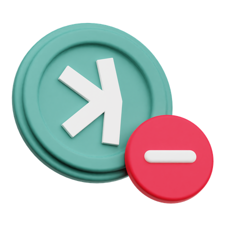 Remova a espada  3D Icon
