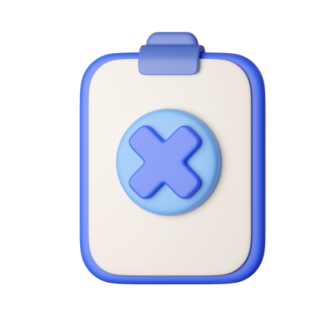 Remover tarefa  3D Icon