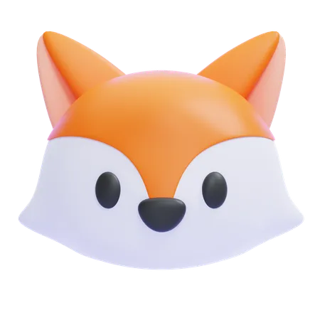 Emoji de renard  3D Icon