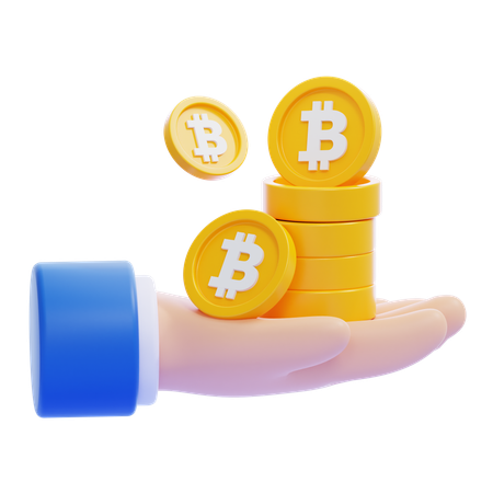 Renda bitcoin  3D Icon