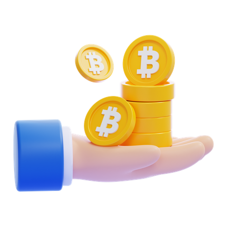 Renda bitcoin  3D Icon
