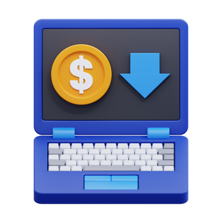 Renda on-line  3D Icon
