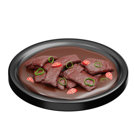 Rendang  3D Icon