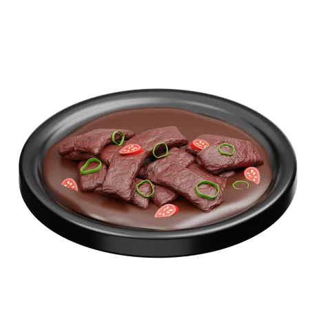 Rendang  3D Icon