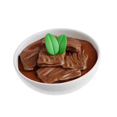 Rendang  3D Icon