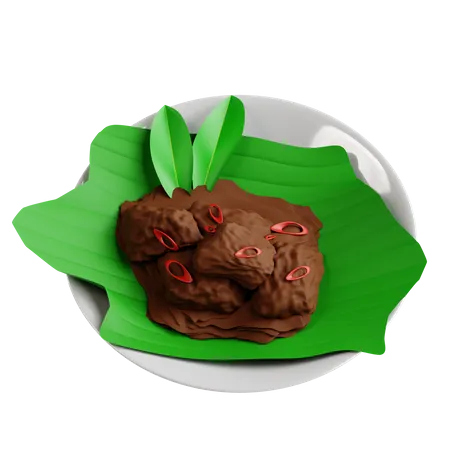 Rendang  3D Icon