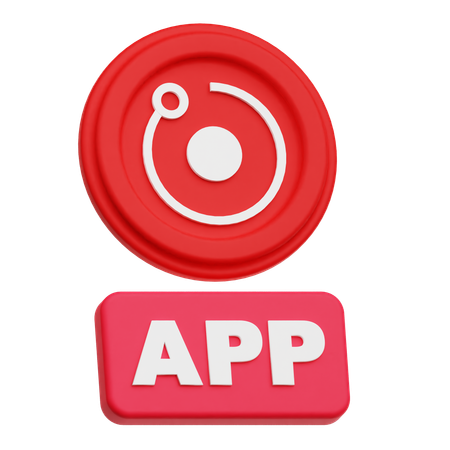 Aplicativo de renderização  3D Icon