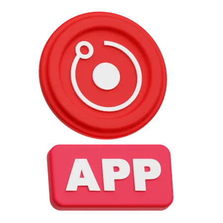 Aplicativo de renderização  3D Icon