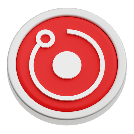 Renderizar moeda  3D Icon