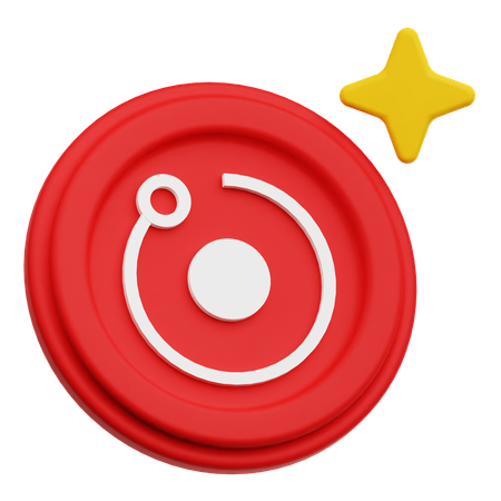 Renderizar moeda  3D Icon