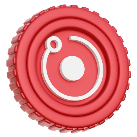 Renderizar moeda  3D Icon