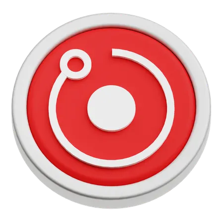 Render Coin  3D Icon