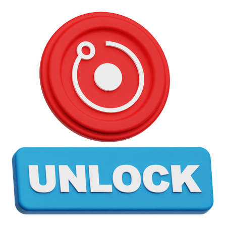 Desbloqueio de renderização  3D Icon