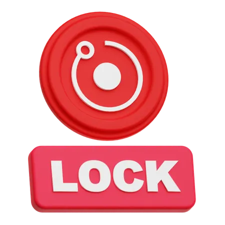 Bloqueio de renderização  3D Icon