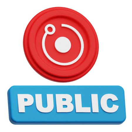 Tornar público  3D Icon