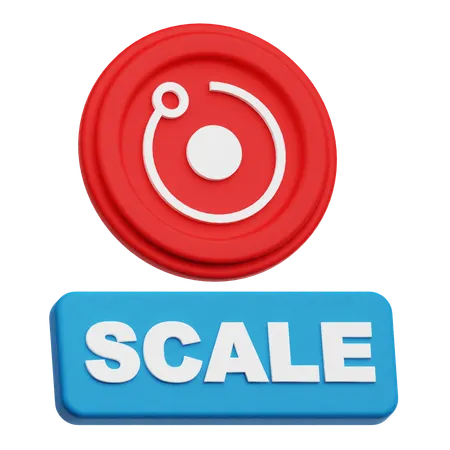 Render Scale  3D Icon