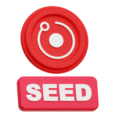 Renderizar semente  3D Icon