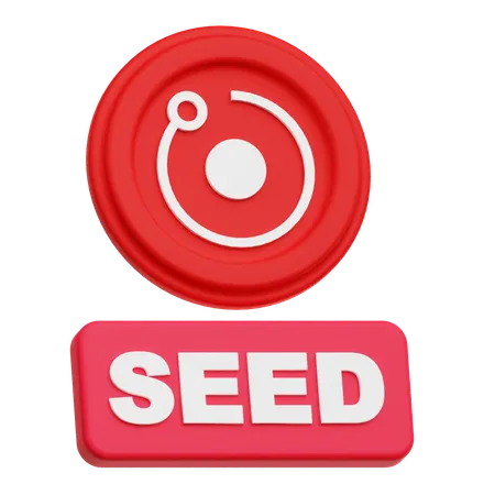 Renderizar semente  3D Icon