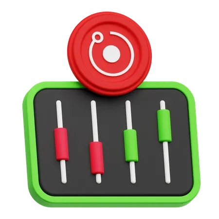 Render Token Analysis  3D Icon
