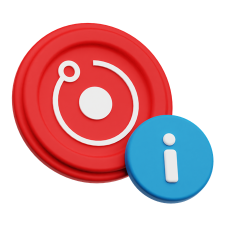 Render Token Information  3D Icon