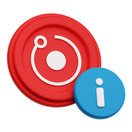 Render Token Information  3D Icon