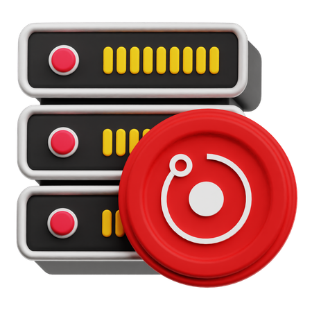 Render Token Management  3D Icon