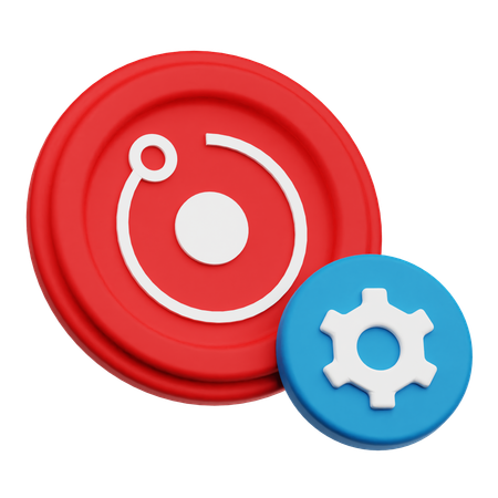 Render Token Management  3D Icon