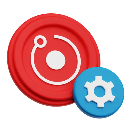 Render Token Management  3D Icon