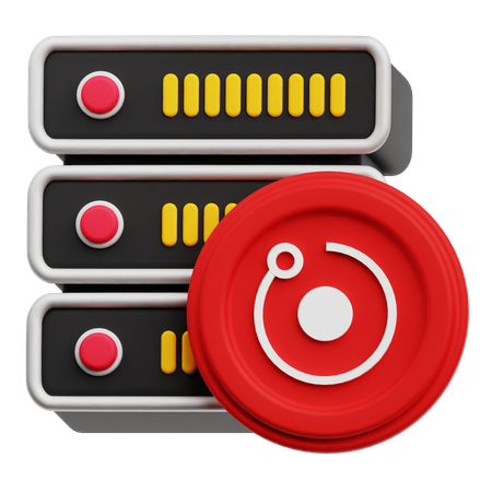 Render Token Management  3D Icon
