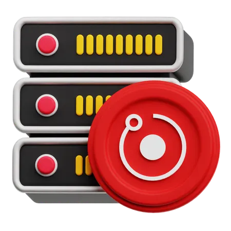 Render Token Management  3D Icon