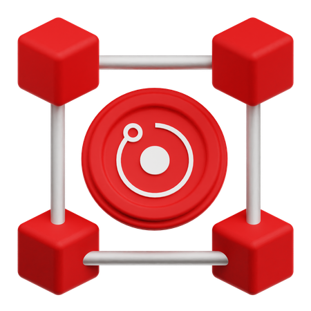 Render Token Network  3D Icon