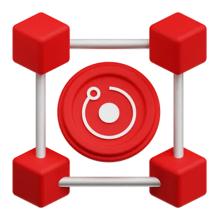 Render Token Network  3D Icon