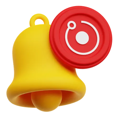 Render Token Notification  3D Icon