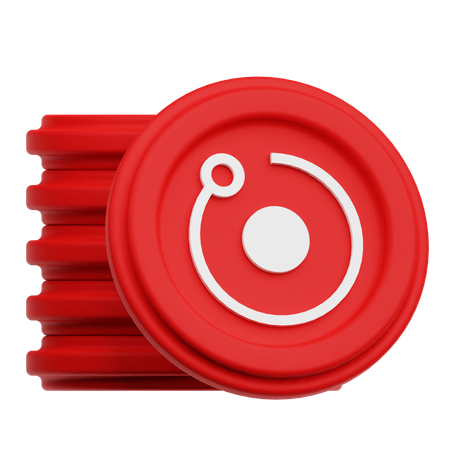 Render Token Stack  3D Icon