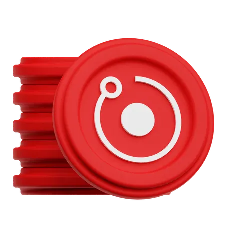 Render Token Stack  3D Icon