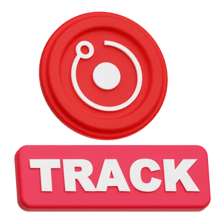 Render Track  3D Icon