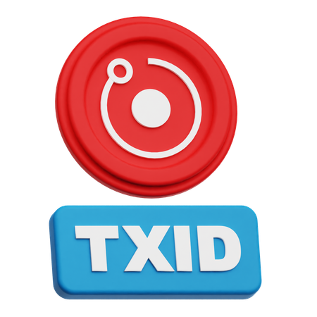 Renderizar txid  3D Icon