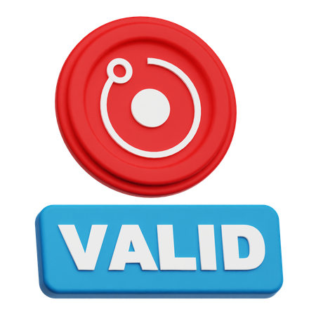 Tornar válido  3D Icon