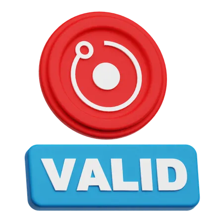 Tornar válido  3D Icon