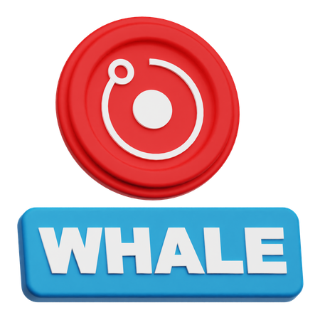 Render Whale  3D Icon