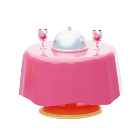 Rendez-vous au restaurant  3D Icon